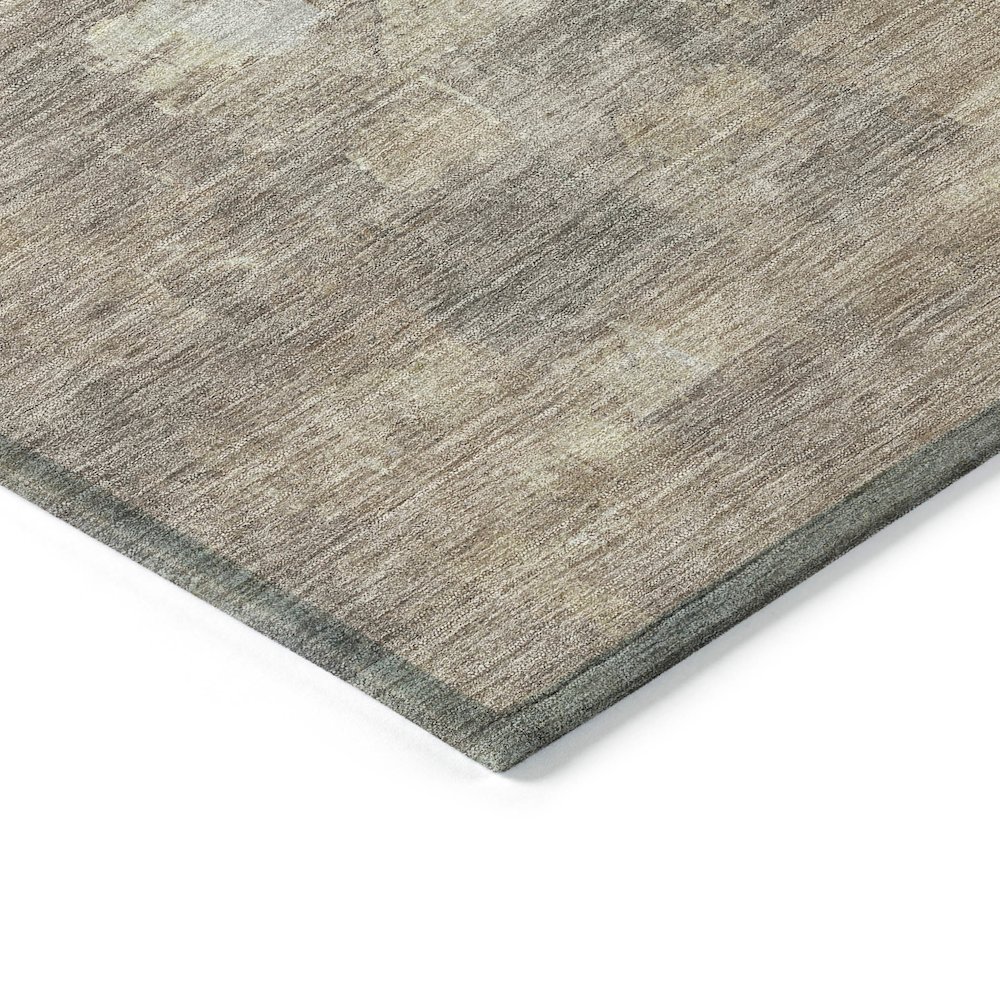 Machine Washable Indoor/Outdoor Chantille ACN2119 Taupe 2'6" x 3'10" Rug. Picture 3