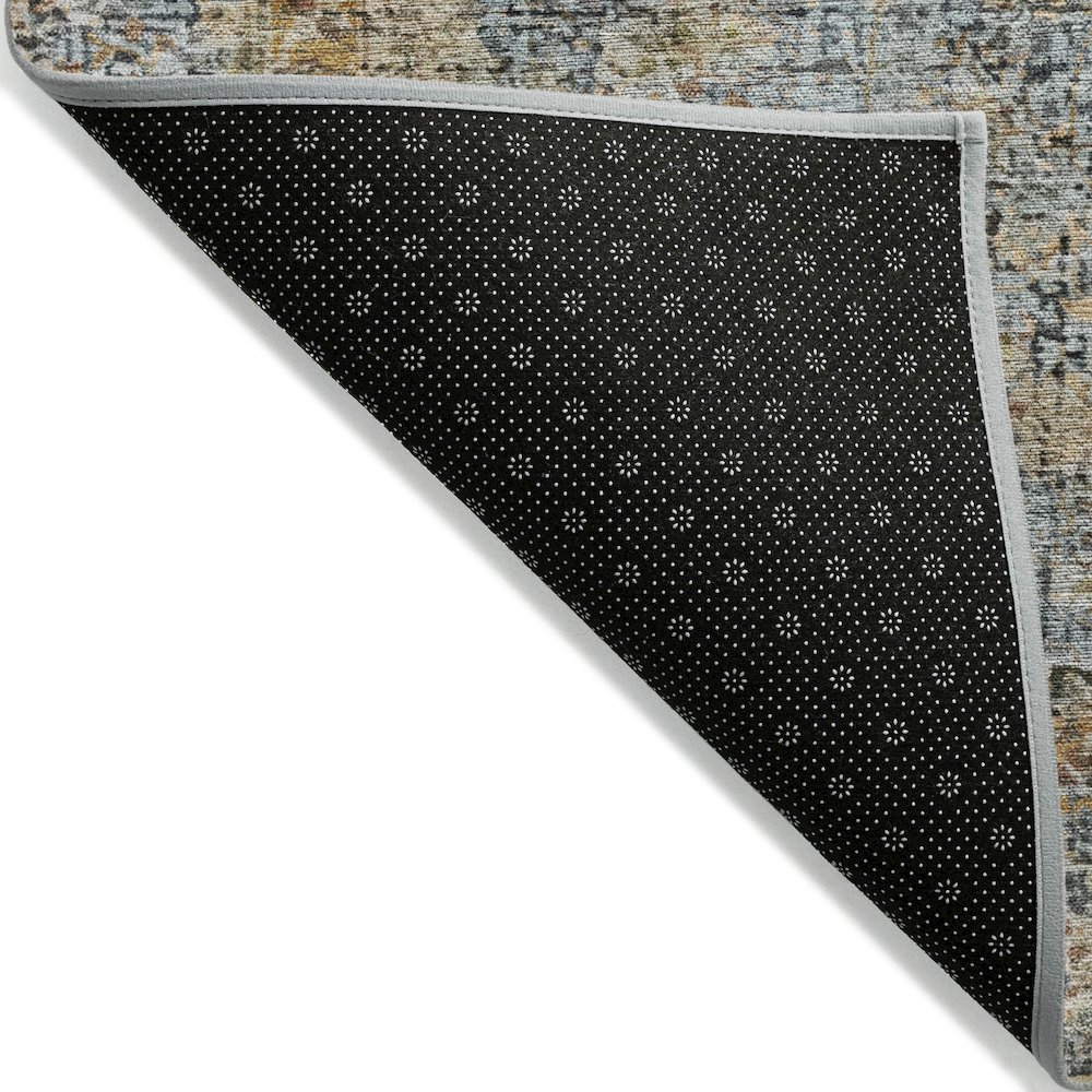 Machine Washable Indoor/Outdoor Chantille ACN2136 Blue 2'6" x 3'10" Rug. Picture 2