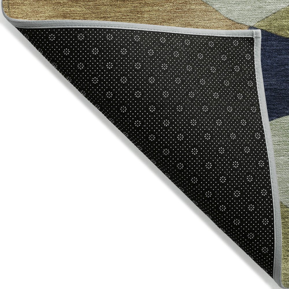 Machine Washable Indoor/Outdoor Chantille ACN2141 Green 2'6" x 3'10" Rug. Picture 2