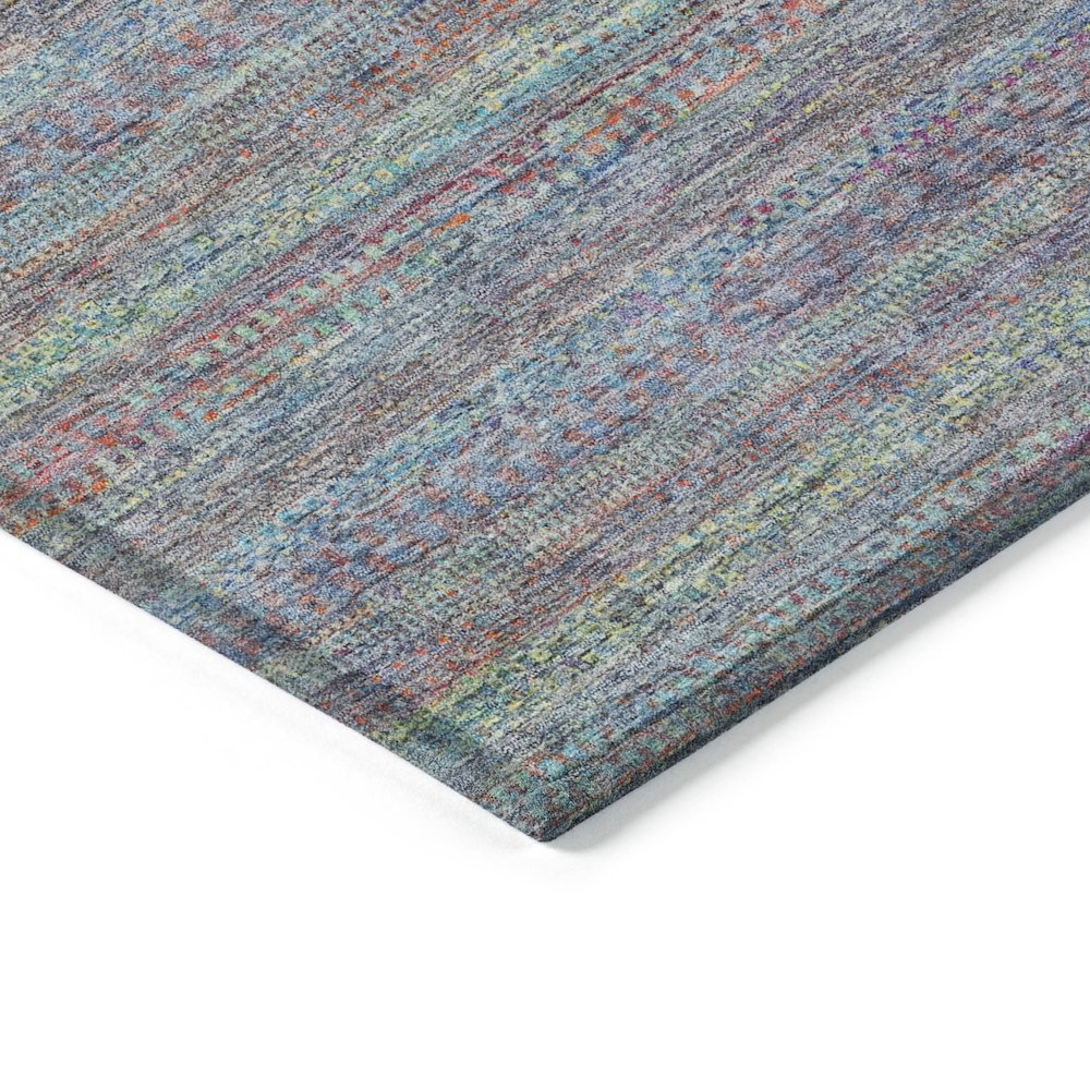 Machine Washable Indoor/Outdoor Chantille ACN2148 Blue 2'6" x 3'10" Rug. Picture 3