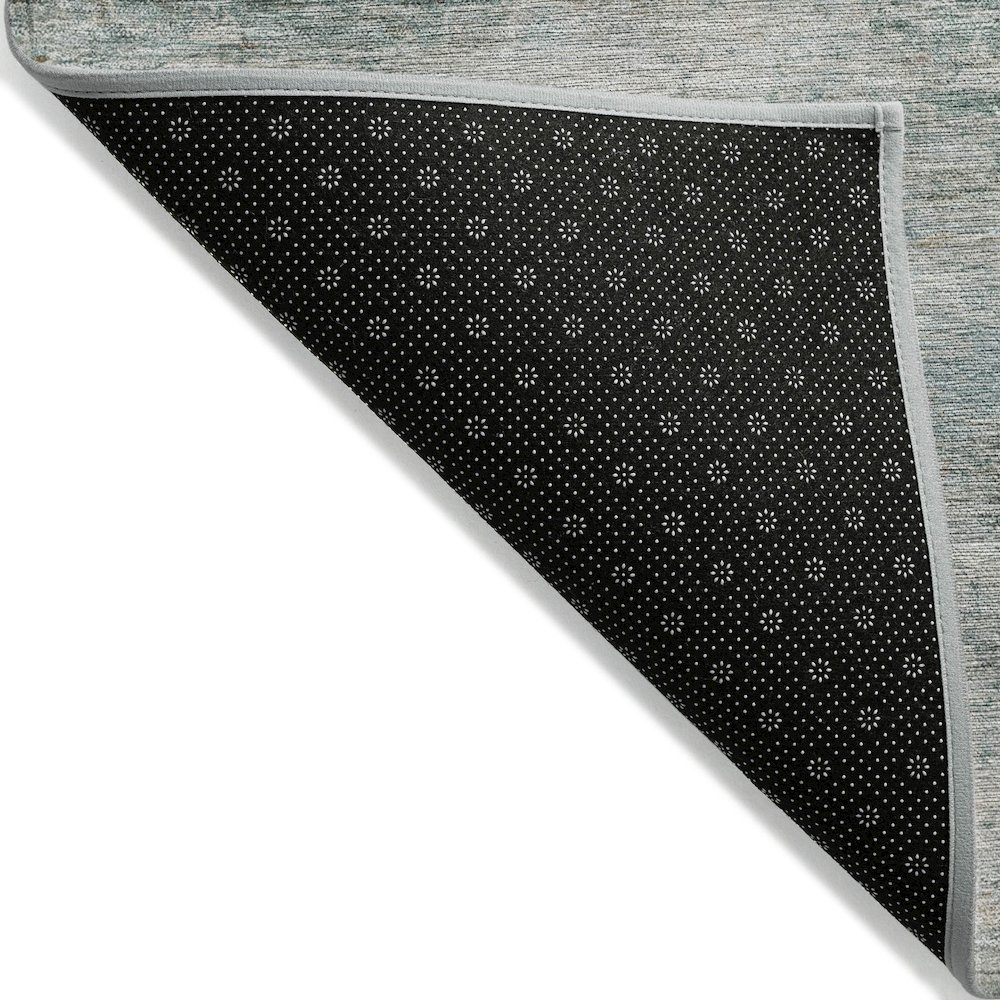 Machine Washable Indoor/Outdoor Chantille ACN2154 Aqua 2'6" x 3'10" Rug. Picture 2