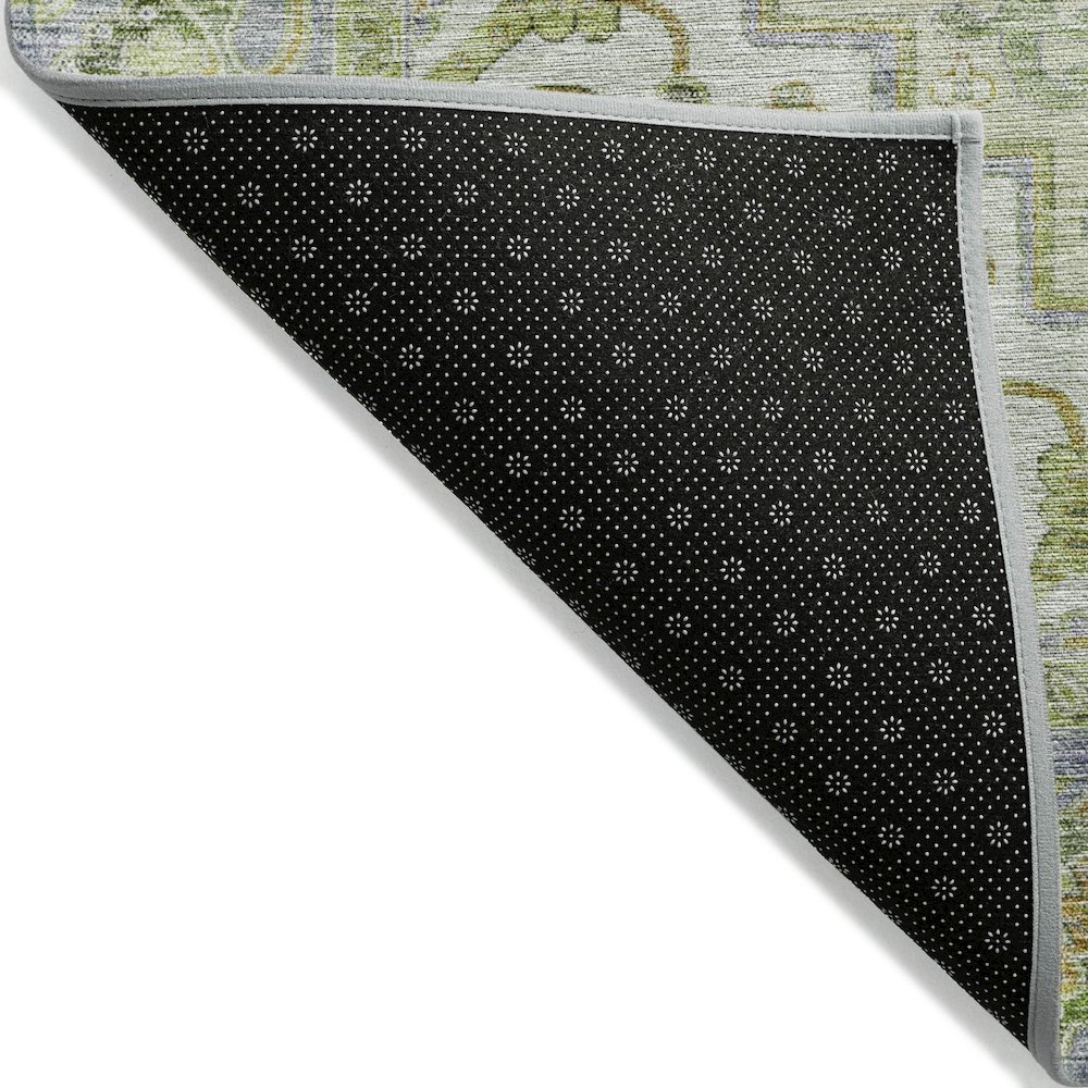 Machine Washable Indoor/Outdoor Chantille ACN2163 Green 2'6" x 3'10" Rug. Picture 2