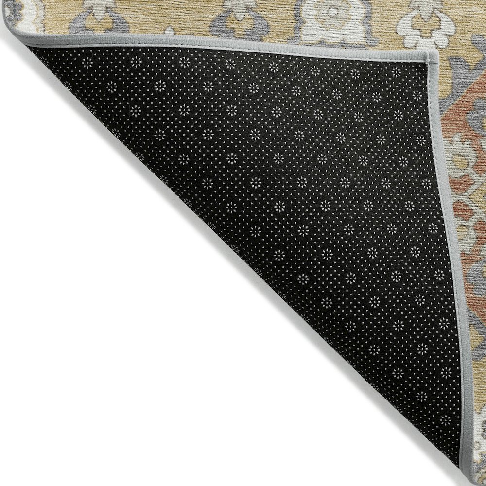 Machine Washable Indoor/Outdoor Chantille ACN2200 Gold 2'6" x 3'10" Rug. Picture 2