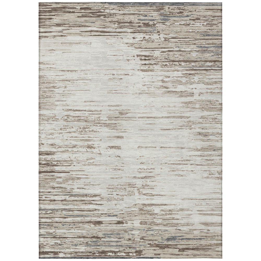 Machine Washable Indoor/Outdoor Chantille ACN2767 Ivory 8' x 10' Rug. Picture 1