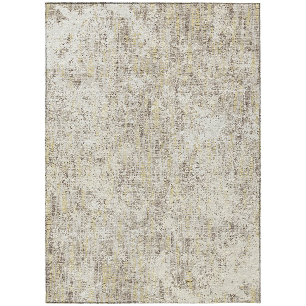Machine Washable Indoor/Outdoor Chantille ACN2784 Ivory 8' x 10' Rug. Picture 1