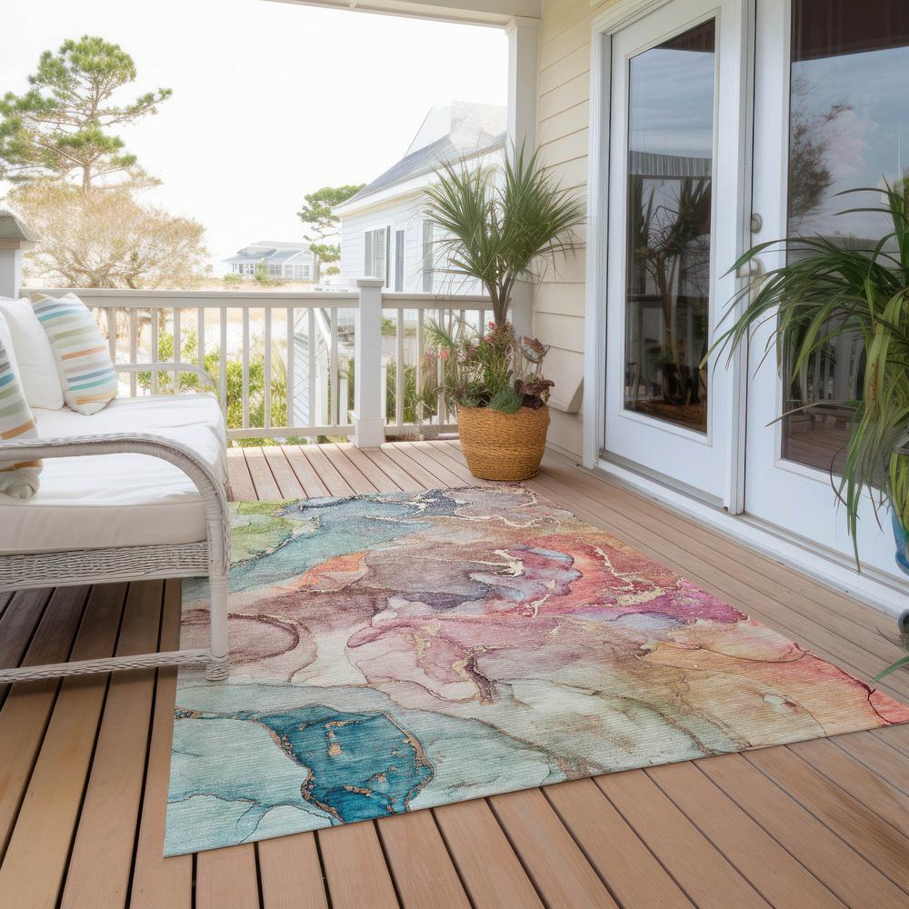 Chantille ACN500 Blue 5' x 7'6" Rug. Picture 8