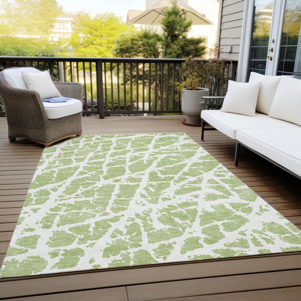 Chantille ACN501 Green 5' x 7'6" Rug. Picture 9