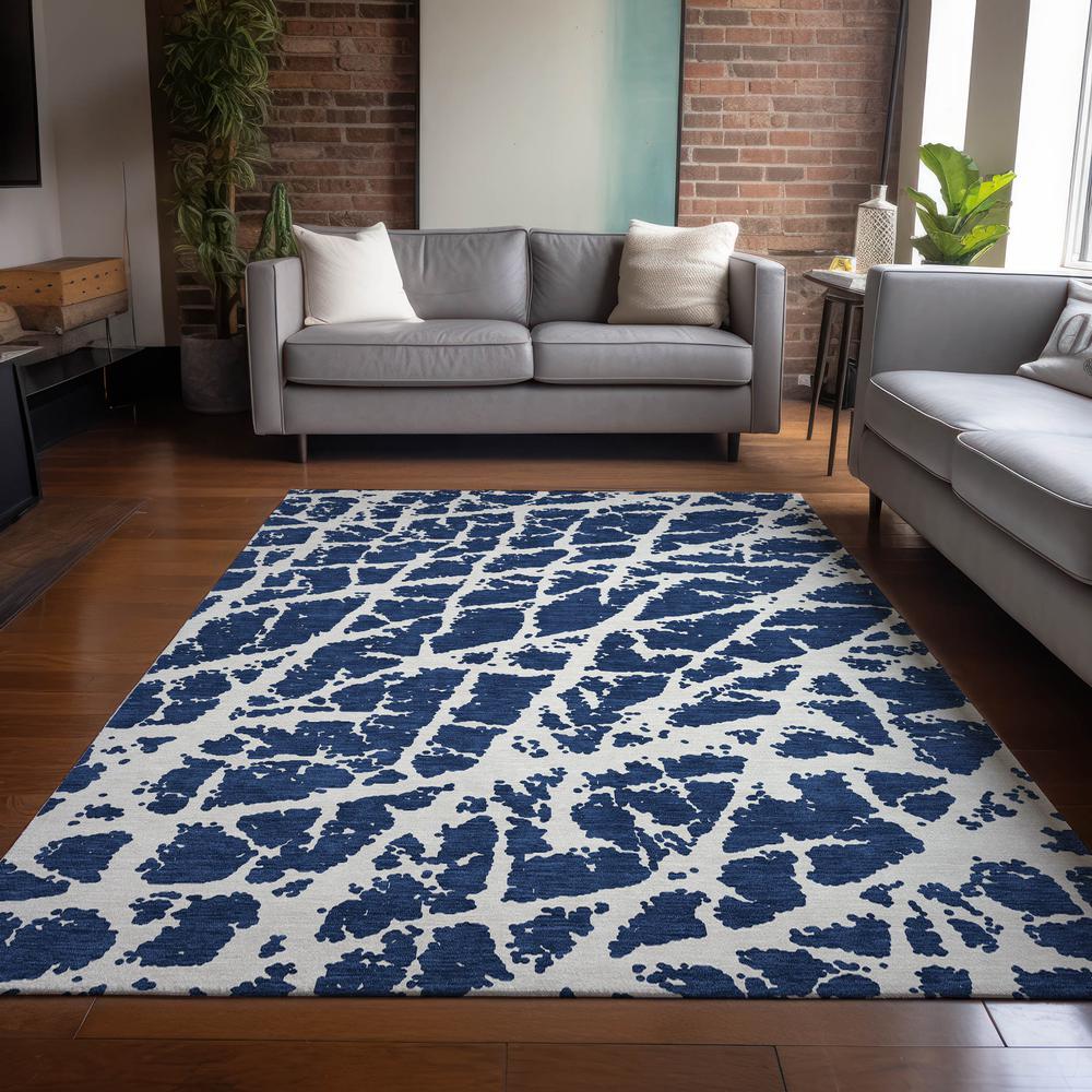 Chantille ACN501 Blue 5' x 7'6" Rug. Picture 6