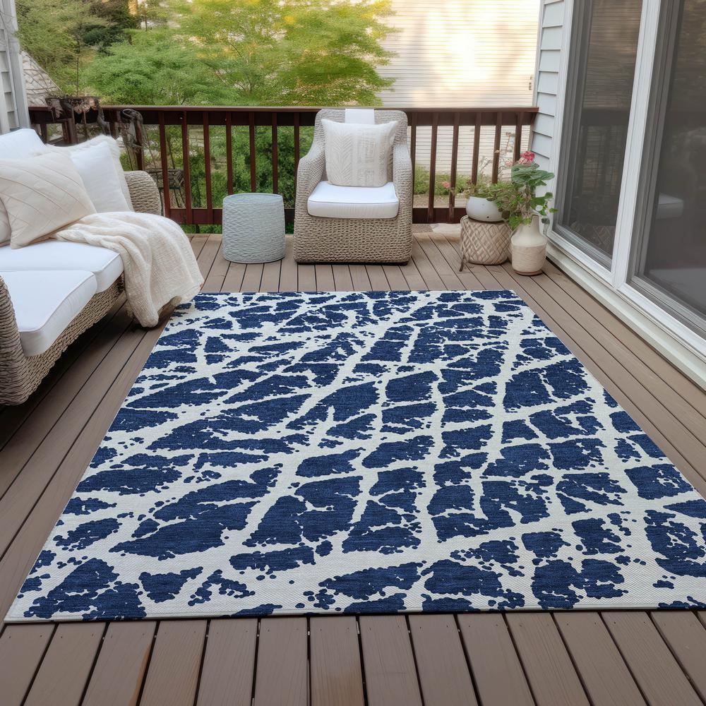 Chantille ACN501 Blue 5' x 7'6" Rug. Picture 9