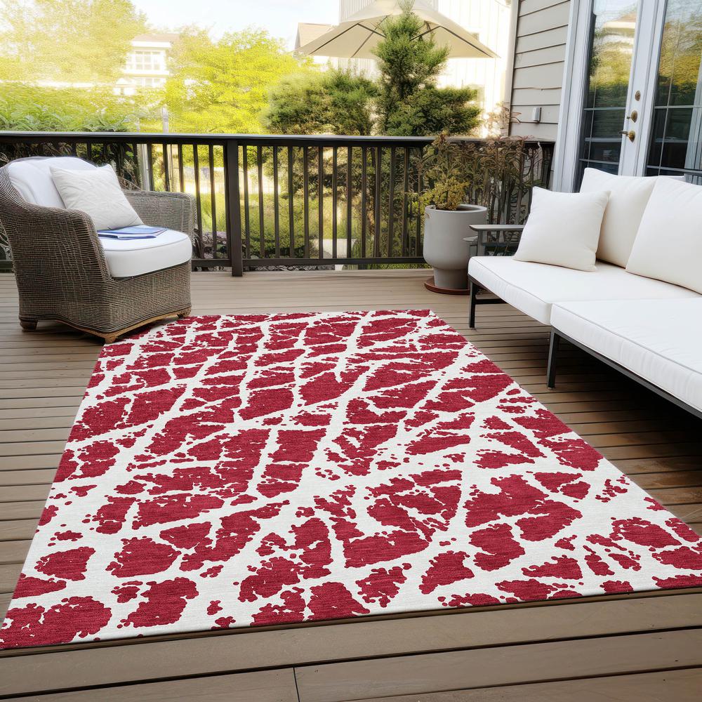 Chantille ACN501 Red 5' x 7'6" Rug. Picture 8