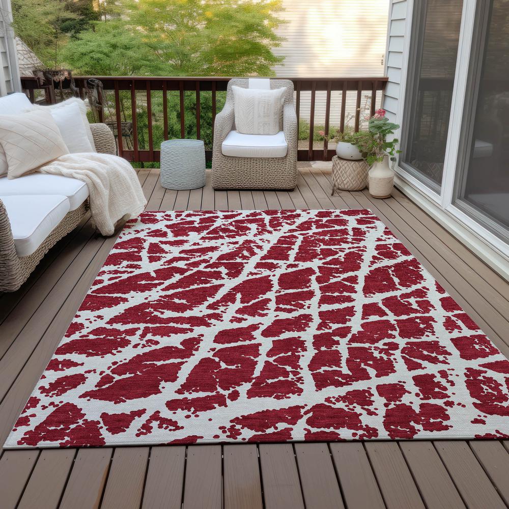 Chantille ACN501 Red 5' x 7'6" Rug. Picture 9