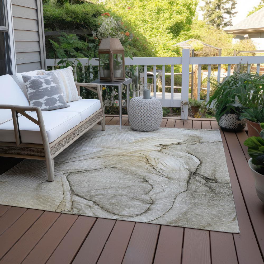 Chantille ACN502 Brown 5' x 7'6" Rug. Picture 9