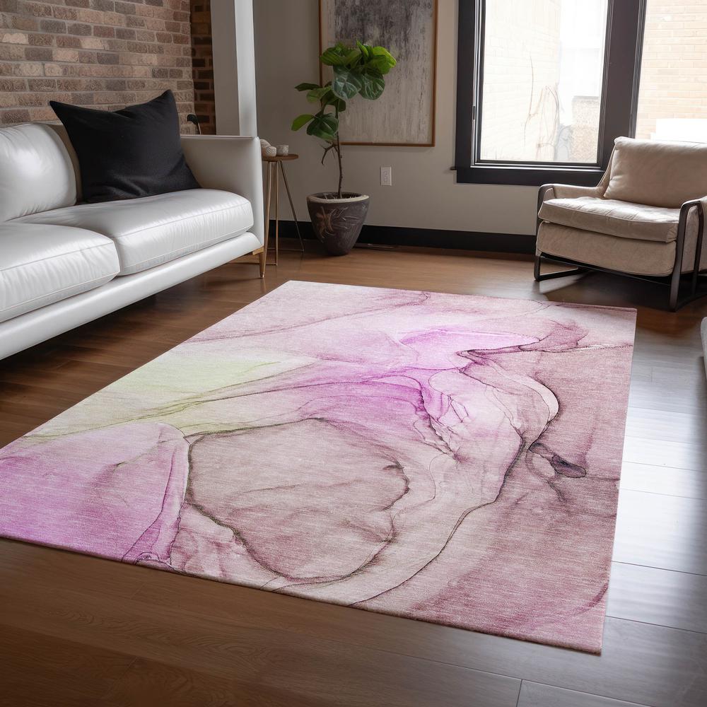 Chantille ACN502 Pink 5' x 7'6" Rug. Picture 6