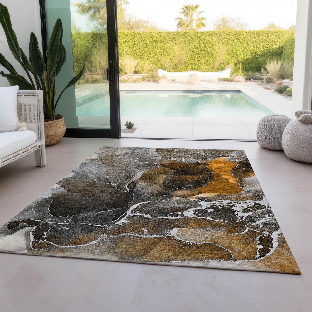 Chantille ACN503 Brown 5' x 7'6" Rug. Picture 8