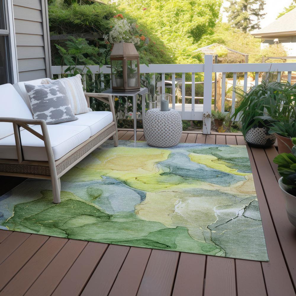 Chantille ACN504 Gold 5' x 7'6" Rug. Picture 8