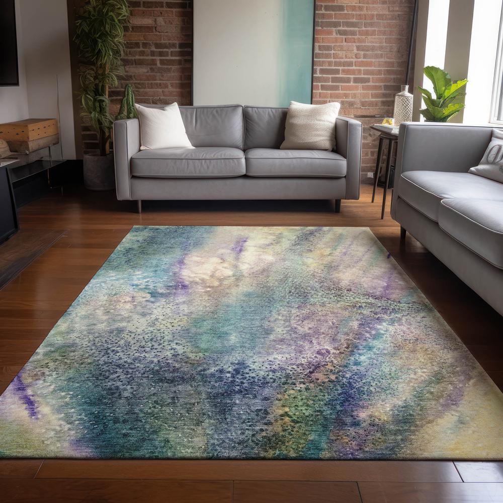 Chantille ACN505 Blue 5' x 7'6" Rug. Picture 6