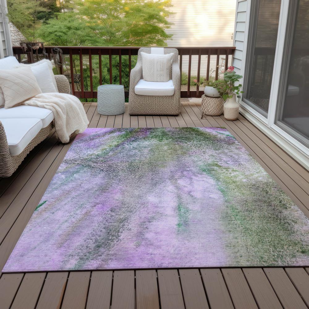 Chantille ACN505 Purple 5' x 7'6" Rug. Picture 9