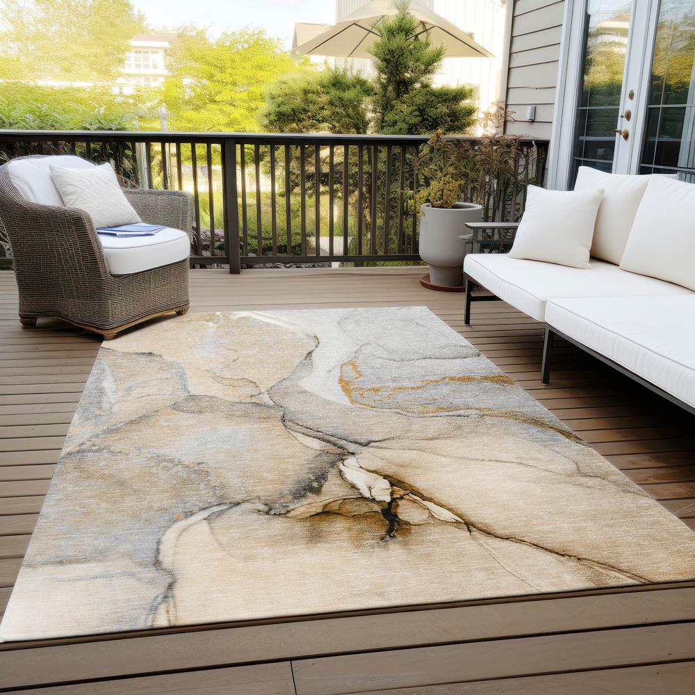 Chantille ACN506 Brown 5' x 7'6" Rug. Picture 8