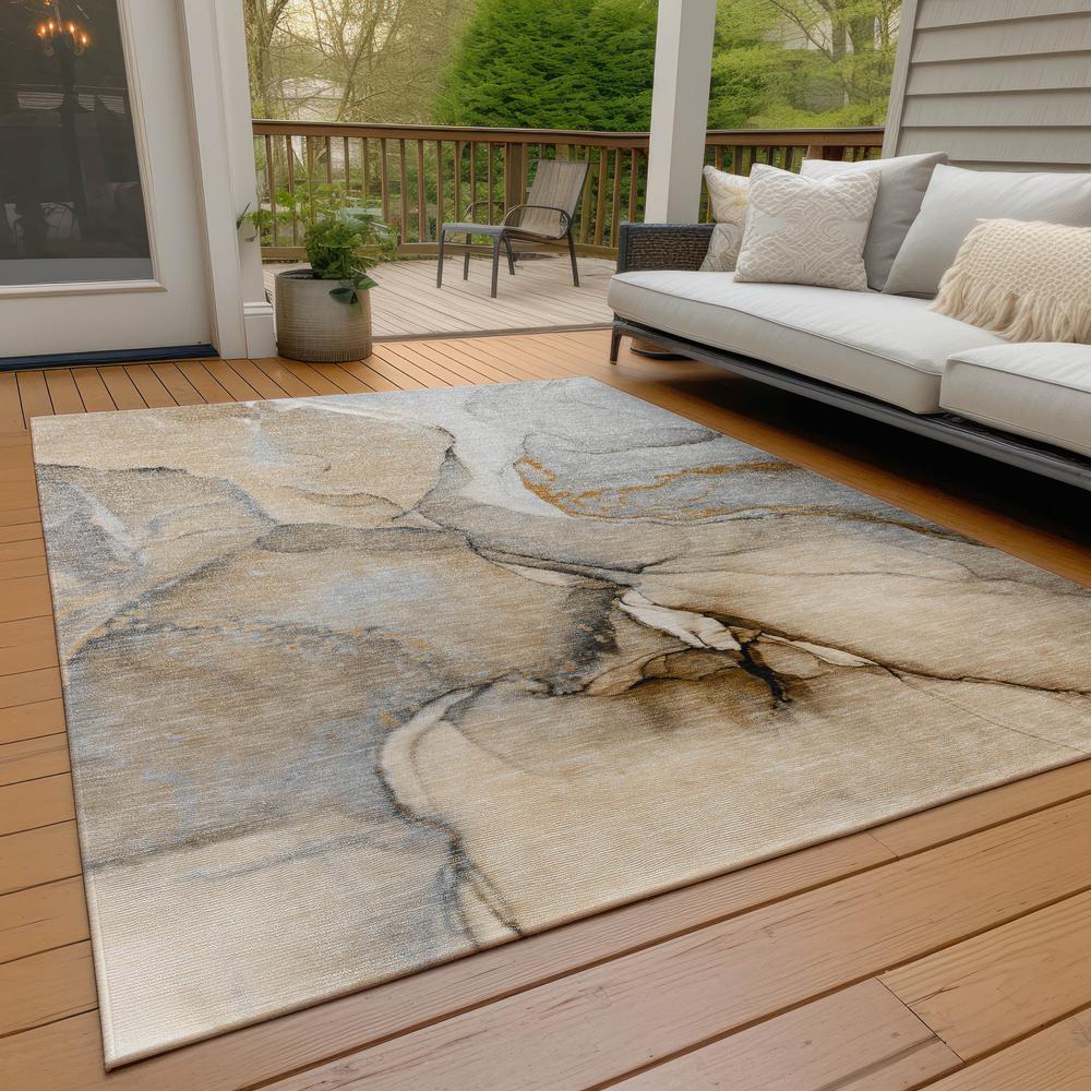 Chantille ACN506 Brown 5' x 7'6" Rug. Picture 9