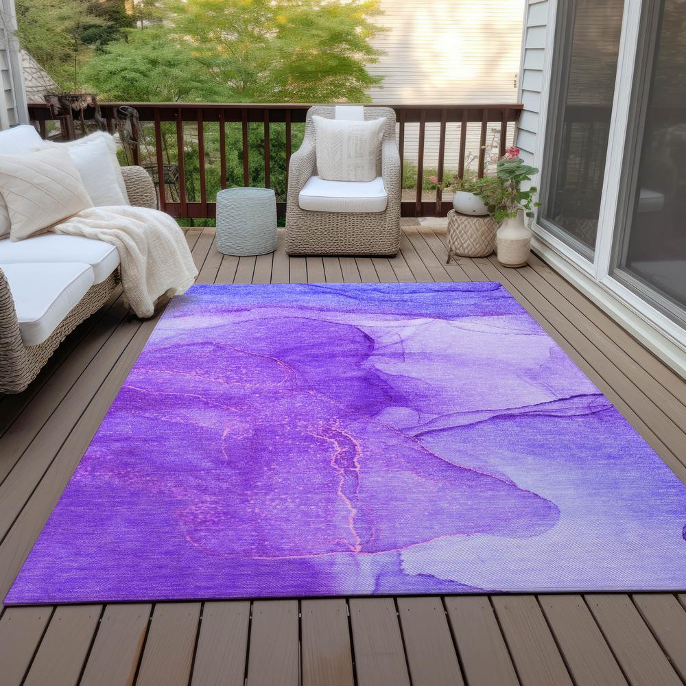 Chantille ACN507 Purple 5' x 7'6" Rug. Picture 9