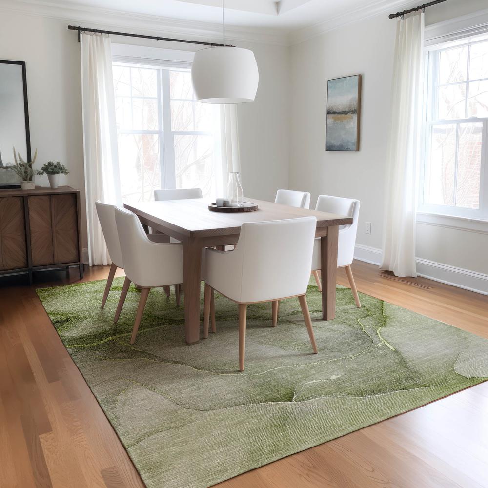 Chantille ACN508 Green 5' x 7'6" Rug. Picture 6