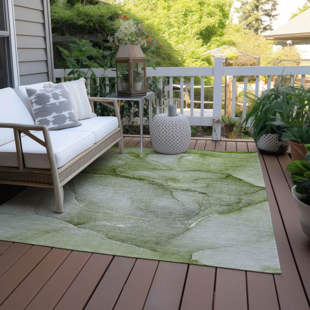 Chantille ACN508 Green 5' x 7'6" Rug. Picture 8
