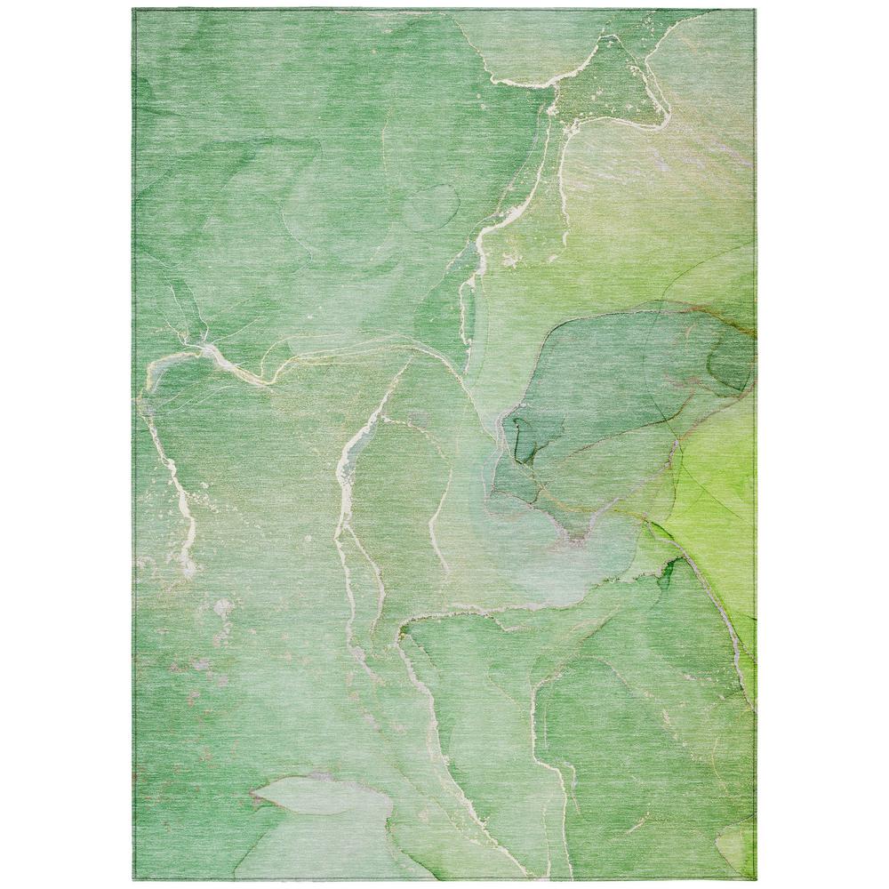 Chantille ACN511 Green 5' x 7'6" Rug. Picture 1