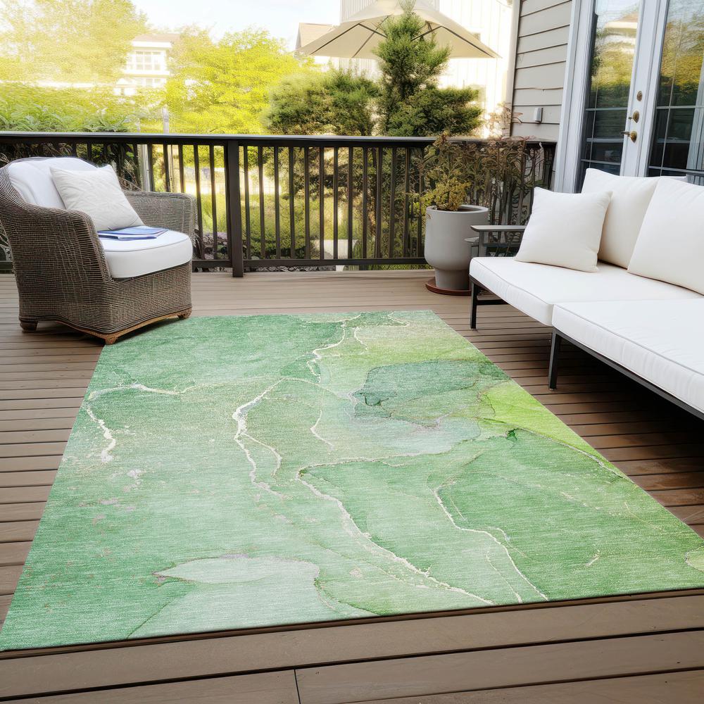 Chantille ACN511 Green 5' x 7'6" Rug. Picture 8