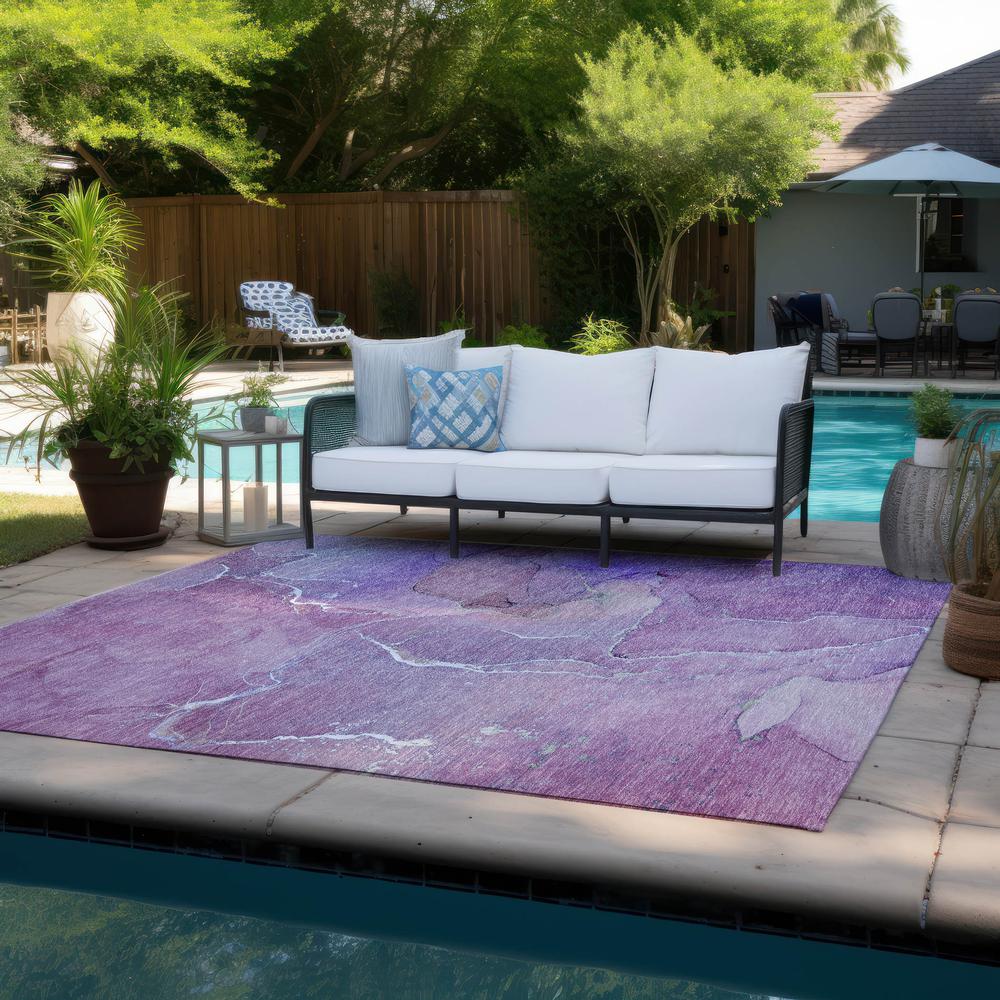 Chantille ACN511 Purple 5' x 7'6" Rug. Picture 8