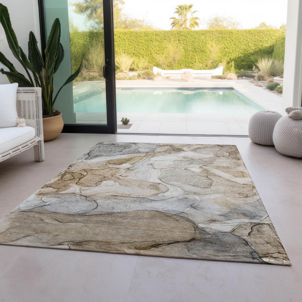 Chantille ACN512 Brown 5' x 7'6" Rug. Picture 7