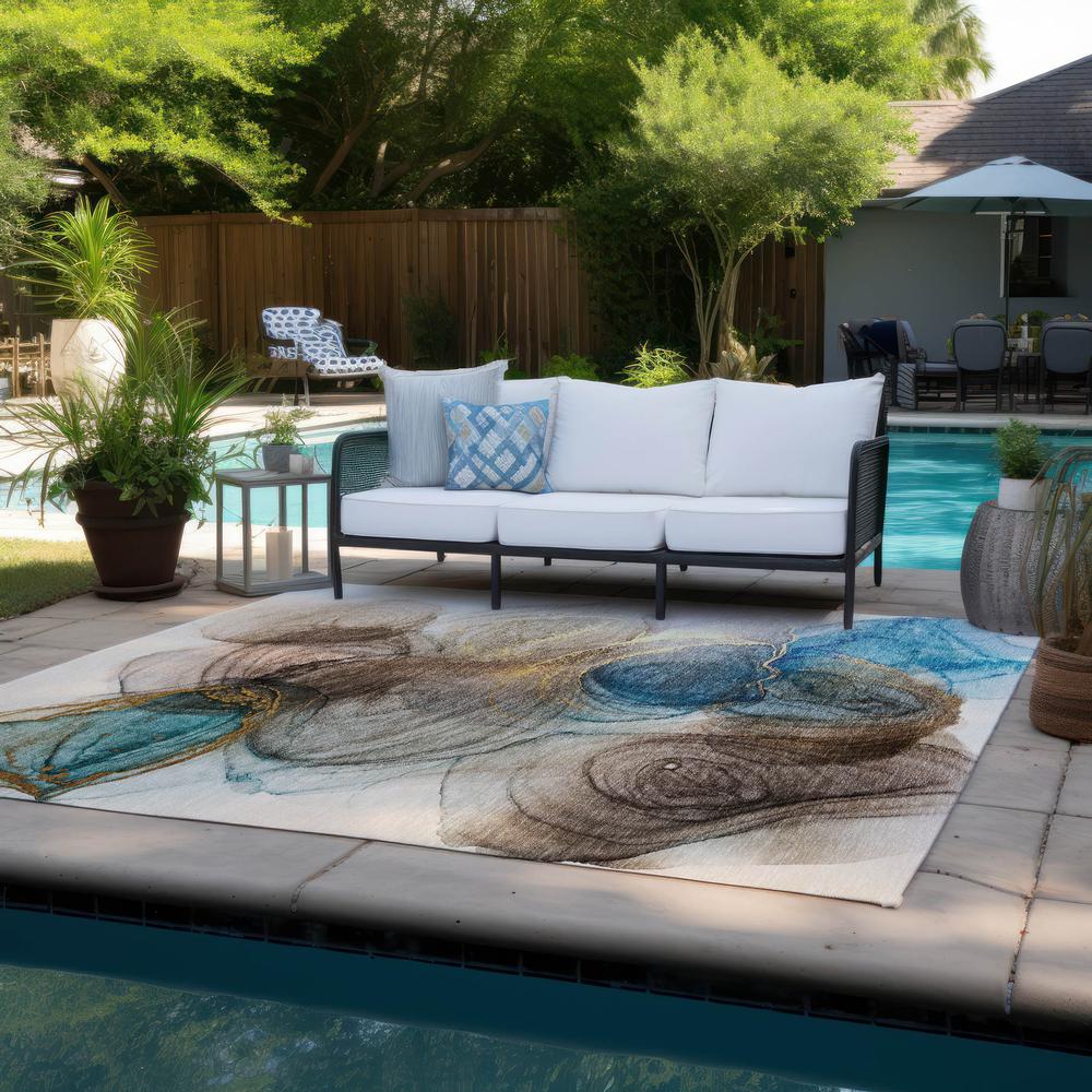 Chantille ACN513 Brown 5' x 7'6" Rug. Picture 8