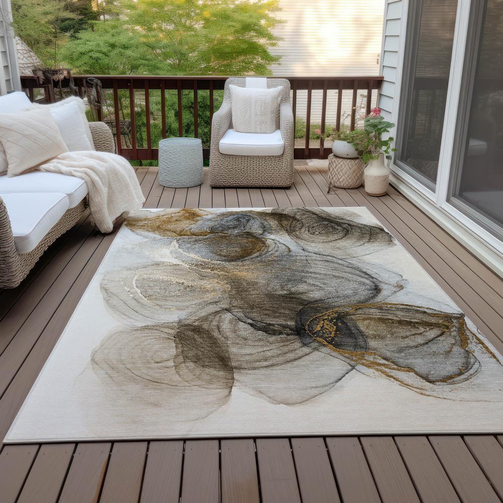 Chantille ACN513 Brown 5' x 7'6" Rug. Picture 9