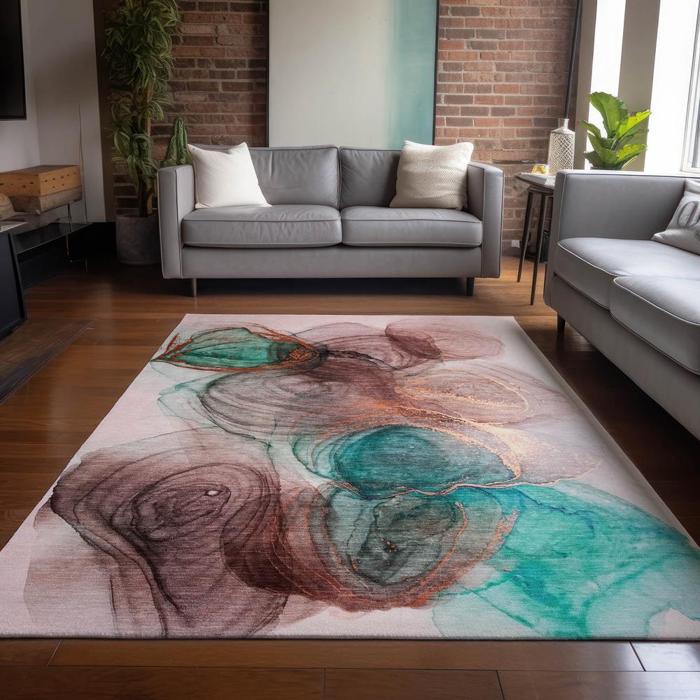 Chantille ACN513 Red 5' x 7'6" Rug. Picture 7
