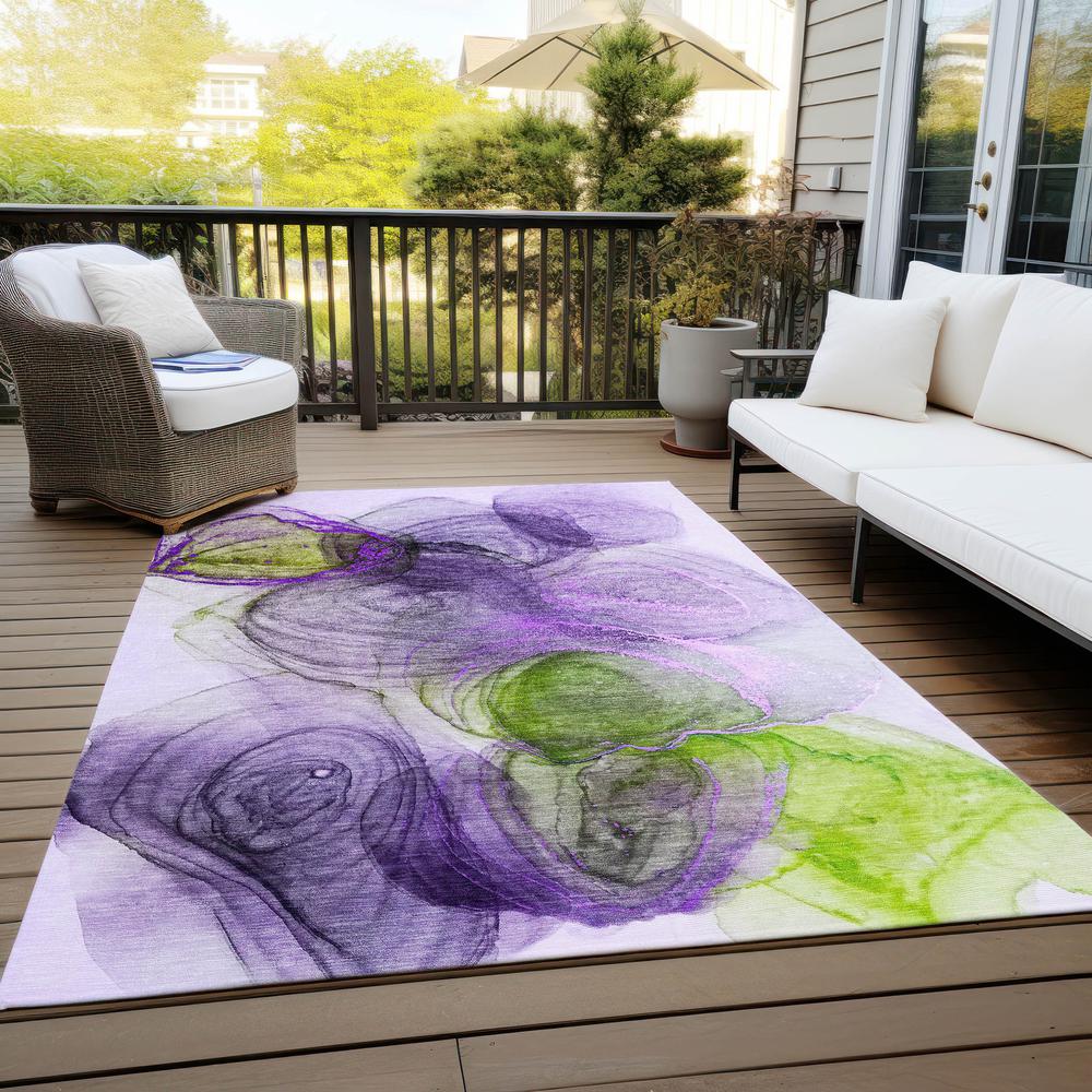 Chantille ACN513 Purple 5' x 7'6" Rug. Picture 8