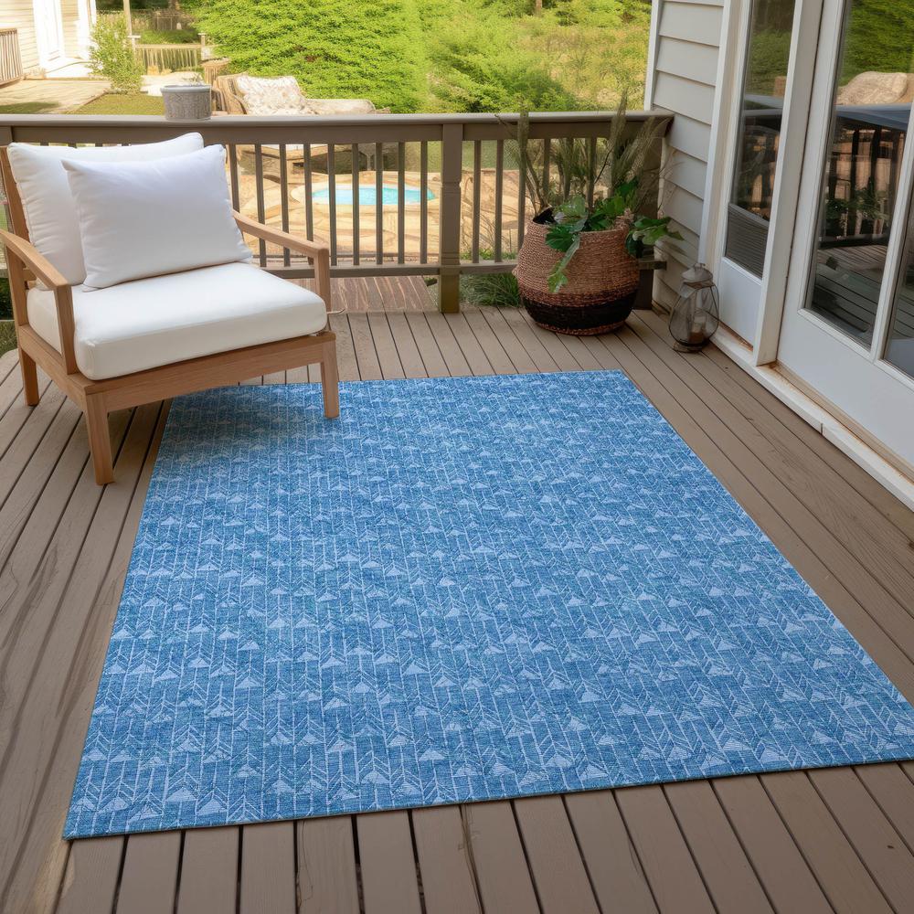 Chantille ACN514 Blue 5' x 7'6" Rug. Picture 9