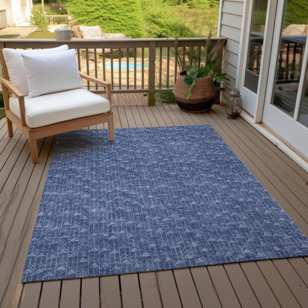 Chantille ACN514 Blue 5' x 7'6" Rug. Picture 9