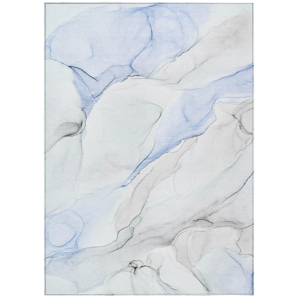 Chantille ACN515 Blue 5' x 7'6" Rug. Picture 1