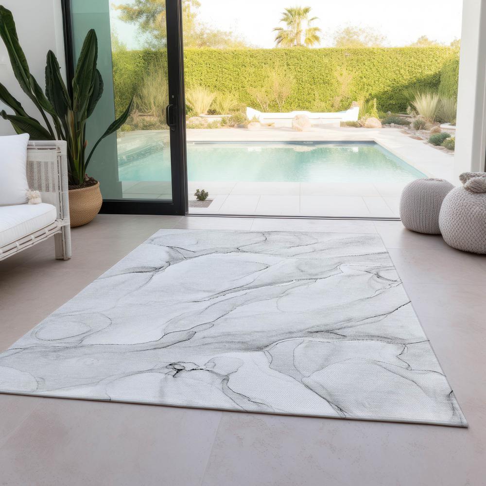 Chantille ACN515 Gray 5' x 7'6" Rug. Picture 7