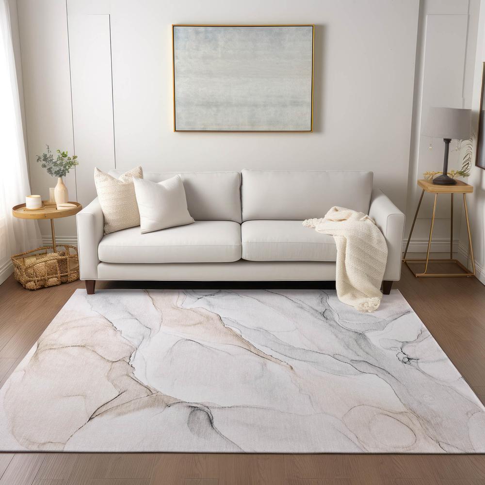 Chantille ACN515 Ivory 5' x 7'6" Rug. Picture 7