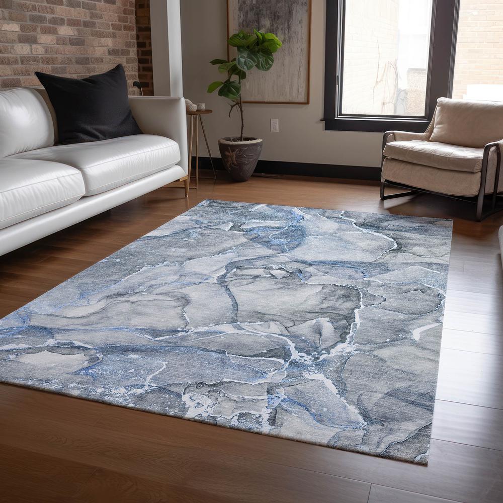 Chantille ACN519 Blue 5' x 7'6" Rug. Picture 6