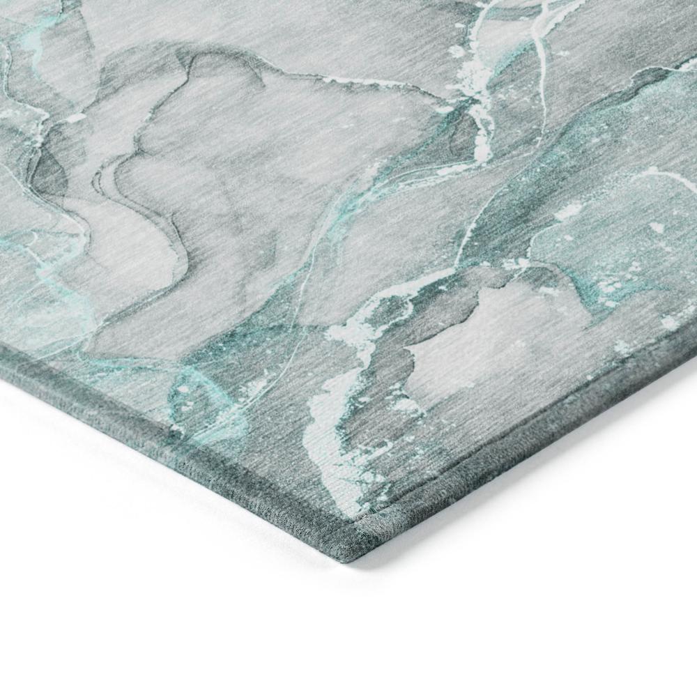 Chantille ACN519 Teal 2'6" x 3'10" Rug. Picture 3
