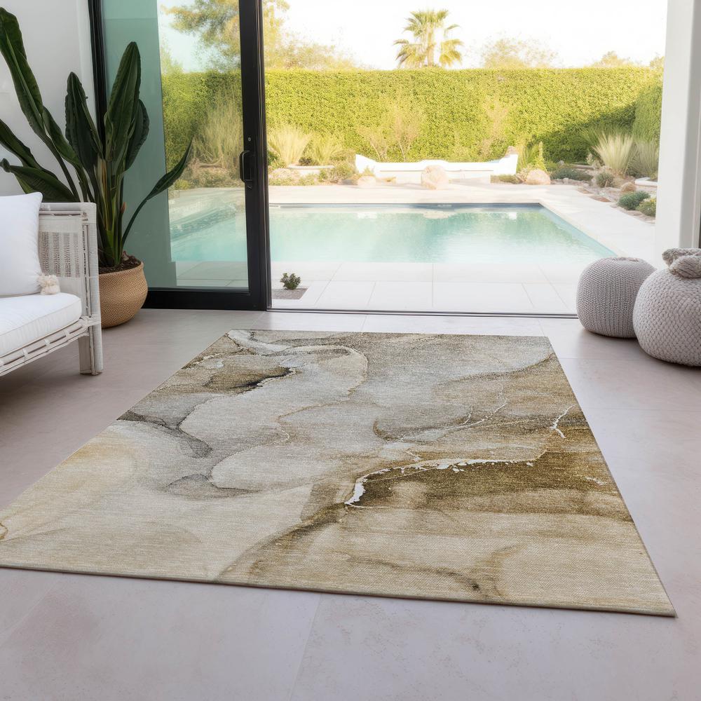Chantille ACN521 Brown 5' x 7'6" Rug. Picture 7