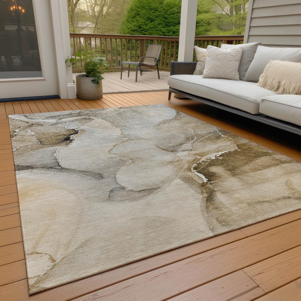 Chantille ACN521 Brown 5' x 7'6" Rug. Picture 9