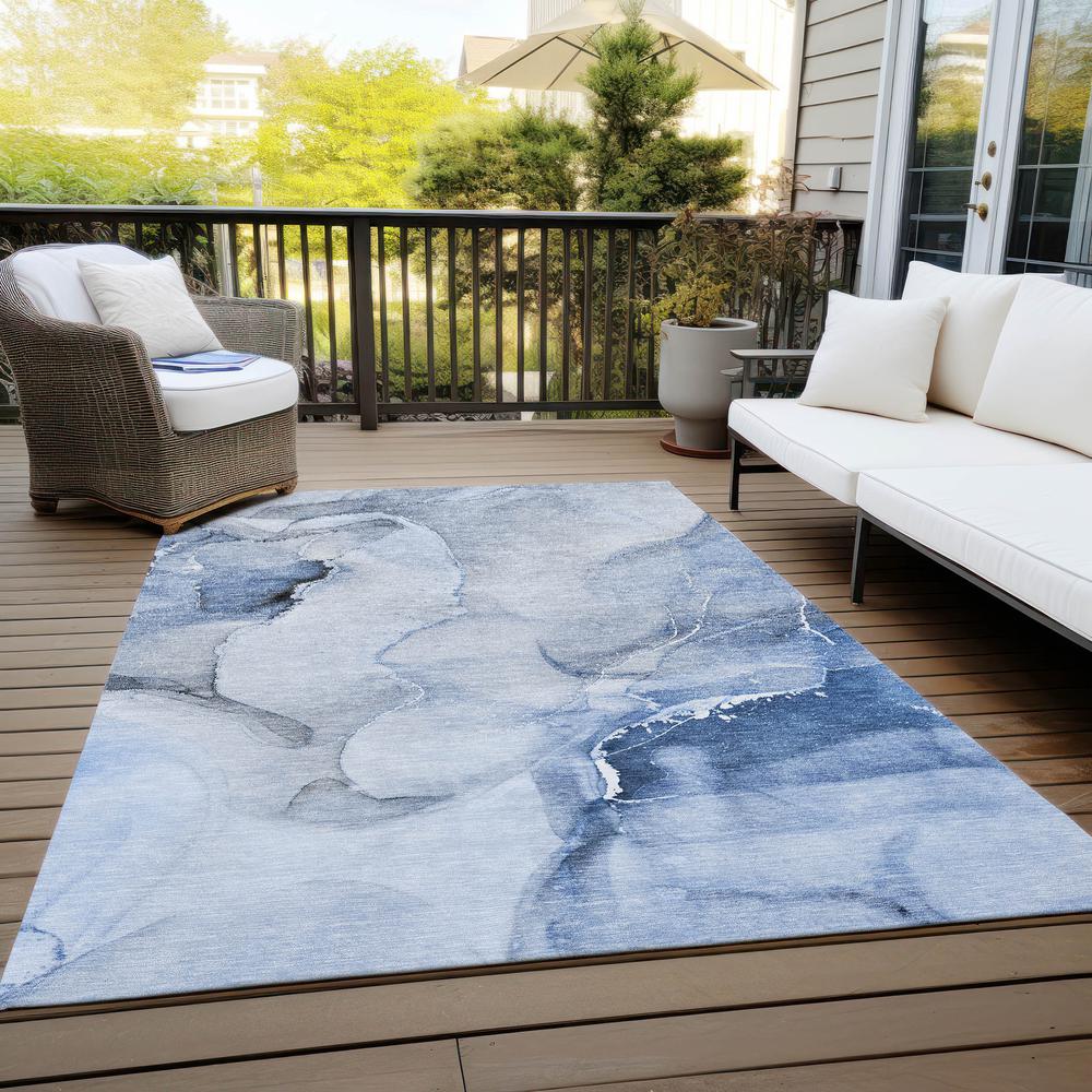 Chantille ACN521 Blue 5' x 7'6" Rug. Picture 8