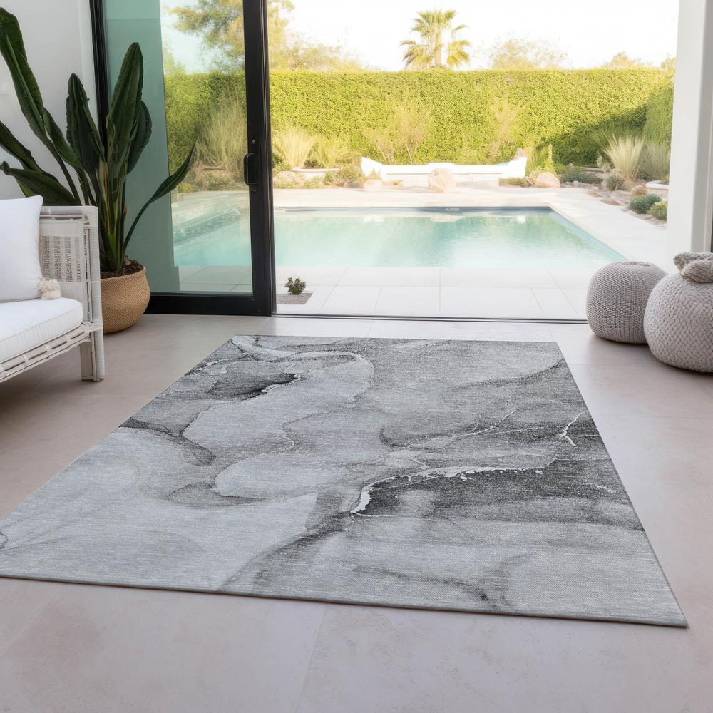 Chantille ACN521 Gray 5' x 7'6" Rug. Picture 7