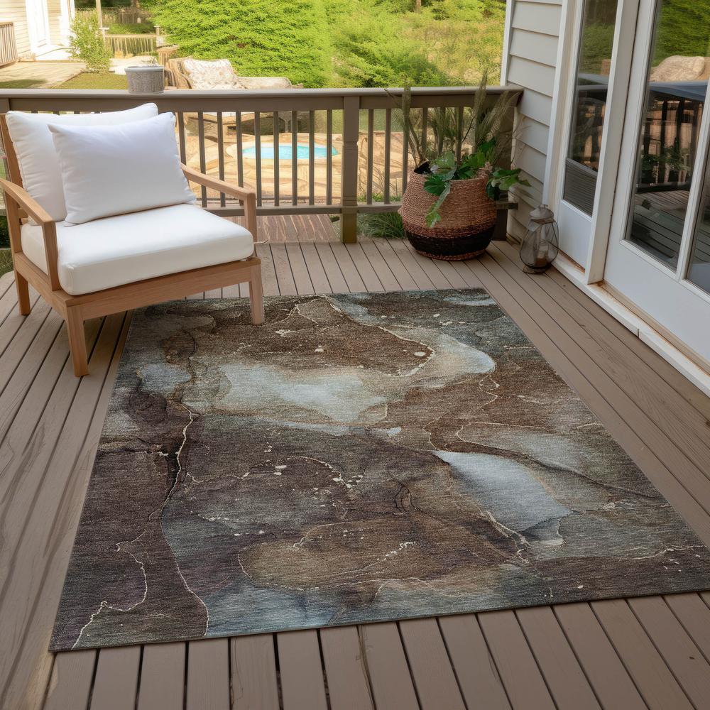 Chantille ACN522 Brown 5' x 7'6" Rug. Picture 9