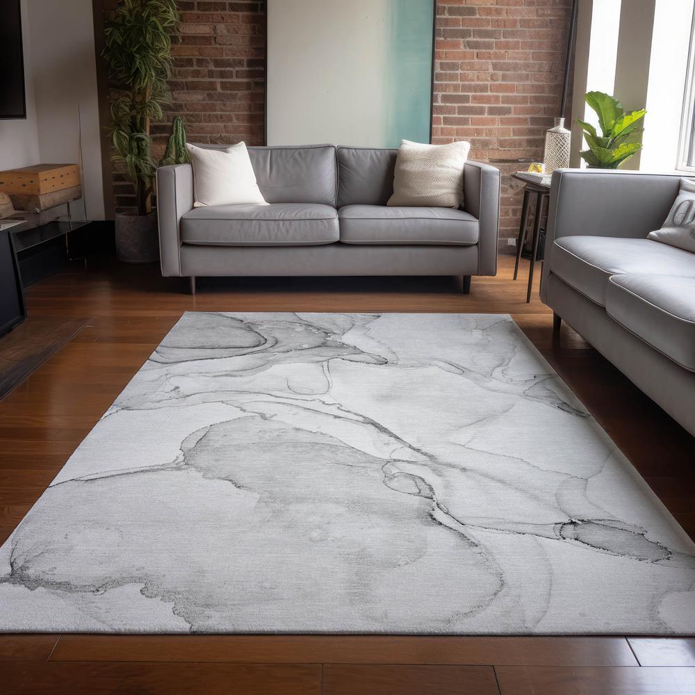 Chantille ACN523 Gray 5' x 7'6" Rug. Picture 6
