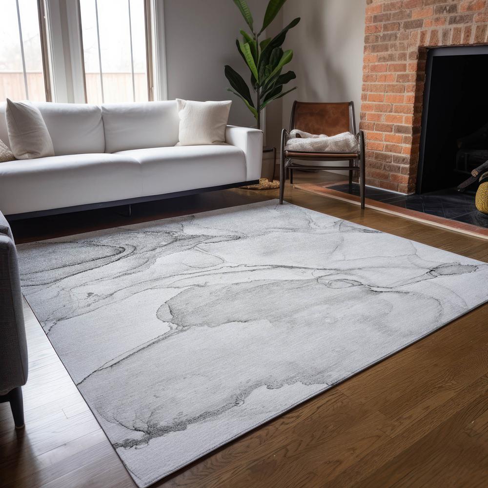 Chantille ACN523 Gray 5' x 7'6" Rug. Picture 7