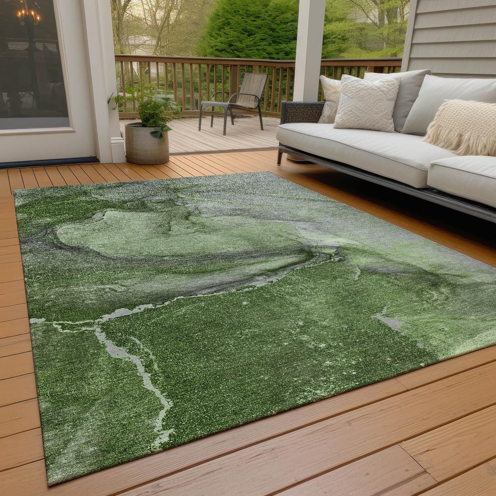 Chantille ACN524 Green 5' x 7'6" Rug. Picture 9