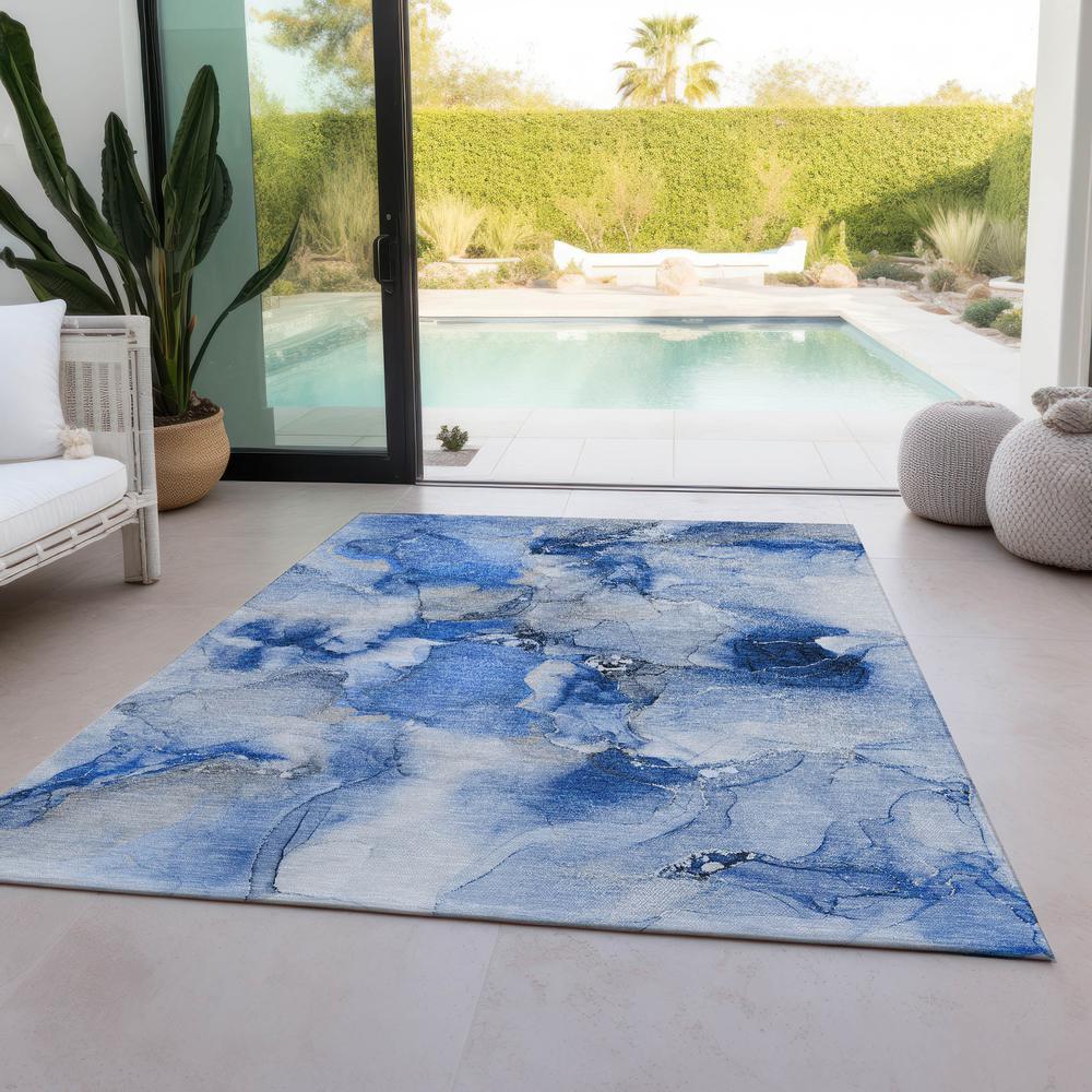 Chantille ACN526 Blue 5' x 7'6" Rug. Picture 8